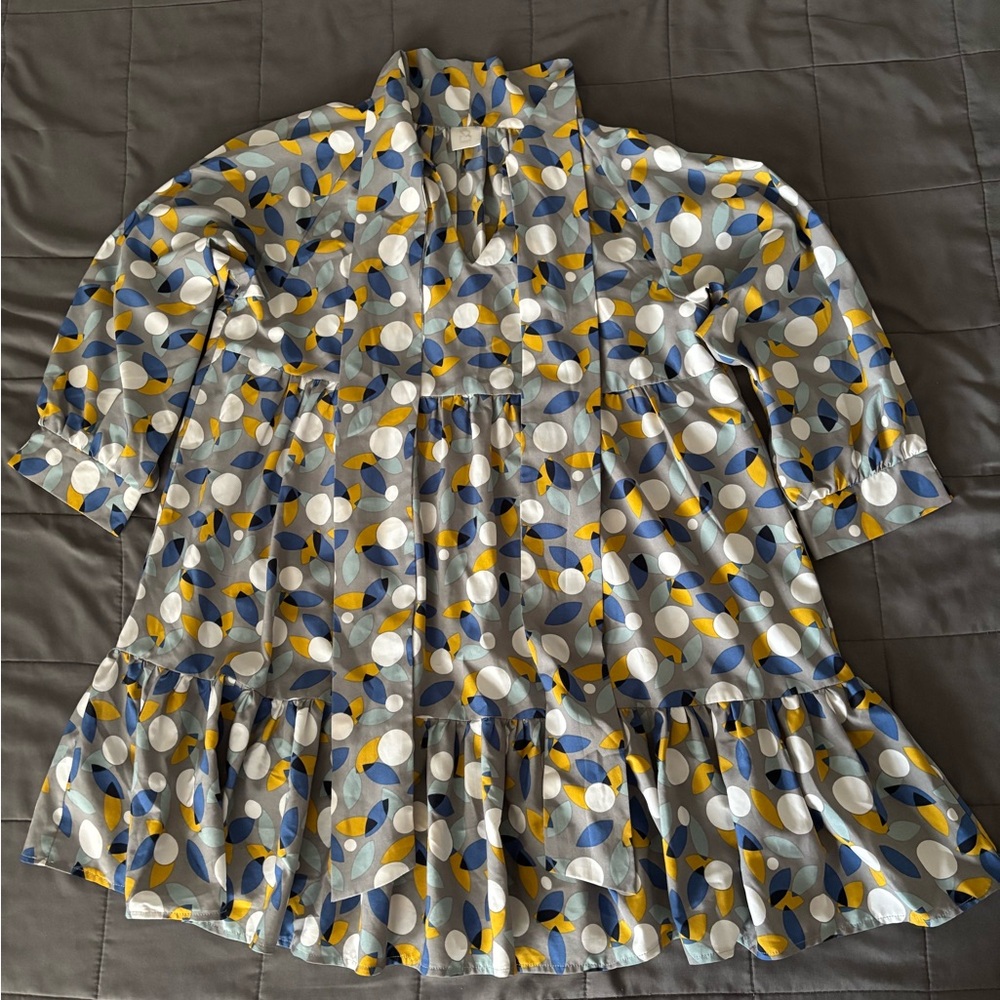 Colorful Patterned Dress L